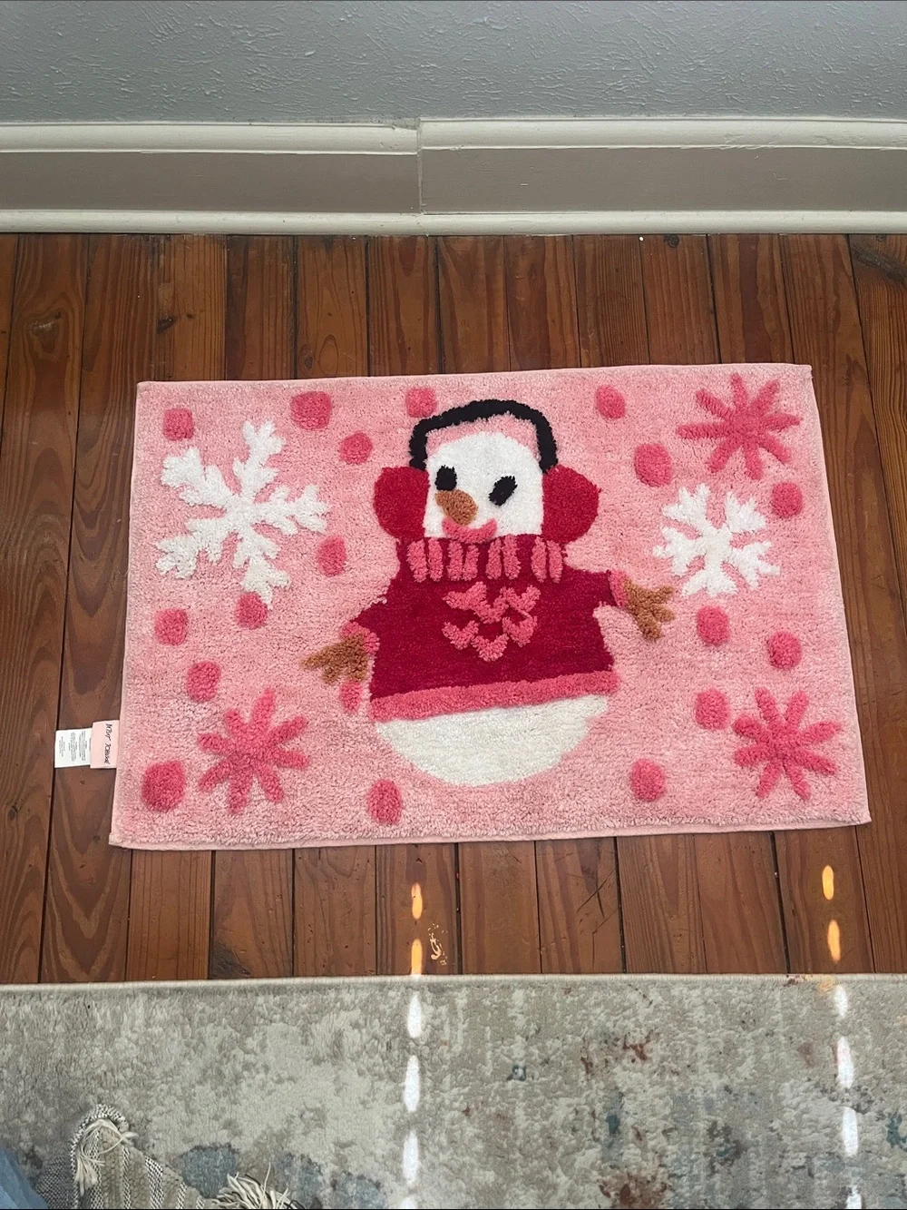 Betsy Johnson snowman winter/Christmas rug
